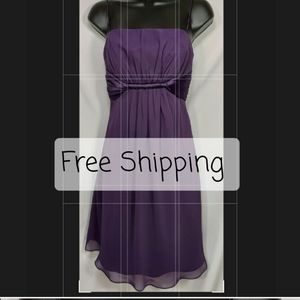Purple Cocktail Dress